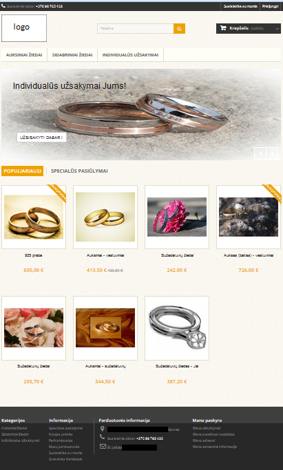„LAWA“ – tinklalapių, elektroninių parduotuvių kūrimas ir jų palaikymas